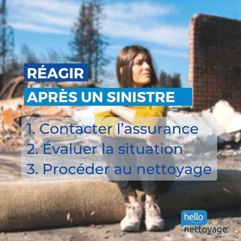 Hello Nettoyage Montpellier vous excplique comment réagir après un sinistre ?